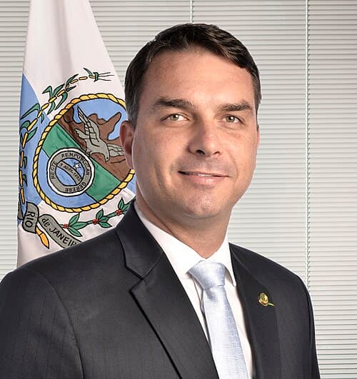 Retrato de Flávio Bolsonaro